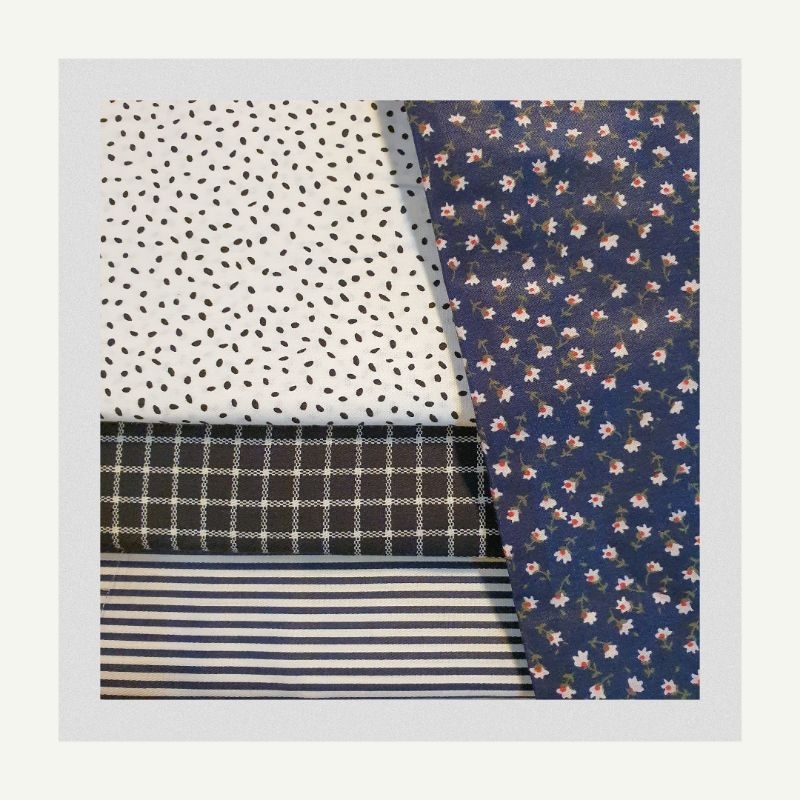 1 Set Kain Perca Katun Japan Design Tokai Senko original