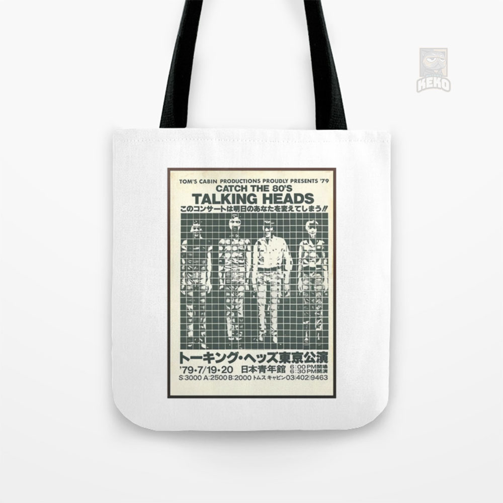 Tote Bag Kanvas Talking Heads Concert