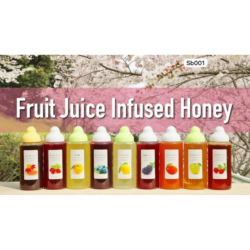 

Sugi bee honey Infused fruit juice.