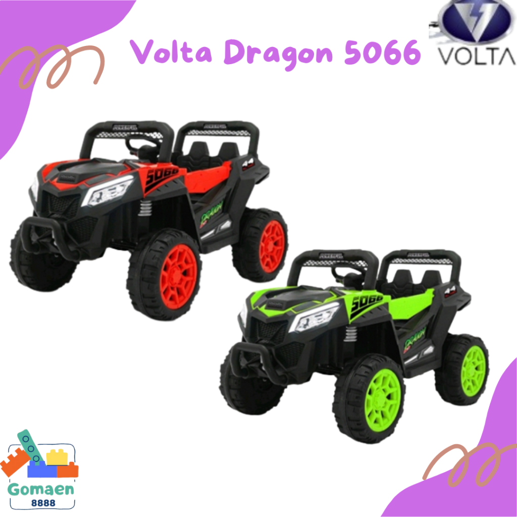 Mainan Mobil Aki Volta 5066 UTV Dragon - Merah