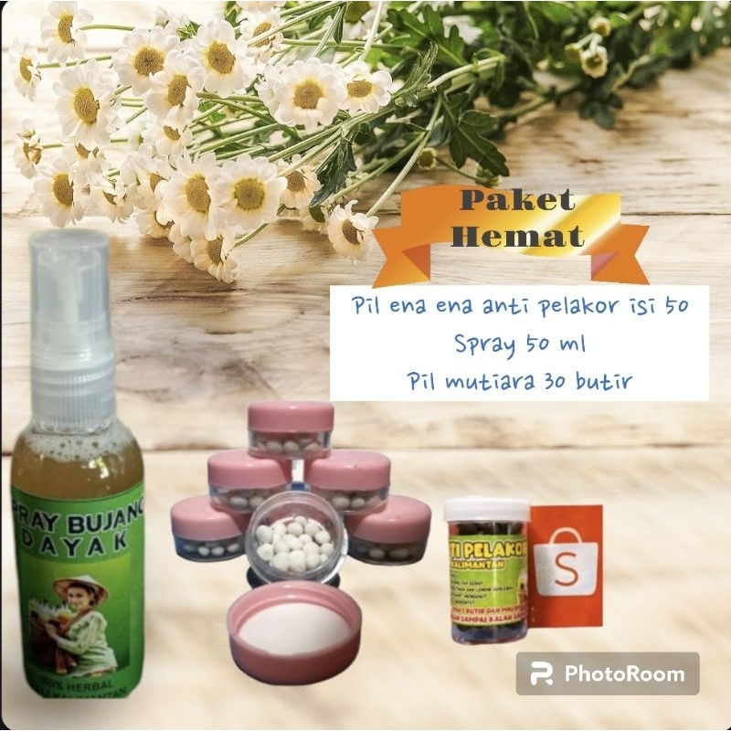 Spray Dayak 50 ml paket mutiara surga pil pelakor