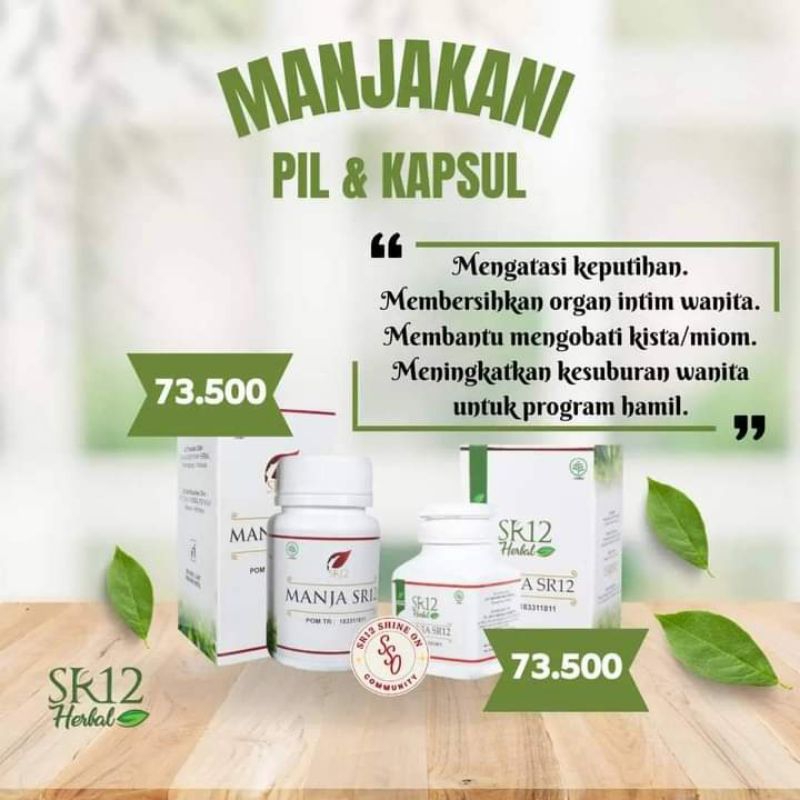 

MANJAKANI KAPSUL/BUTIR SR12