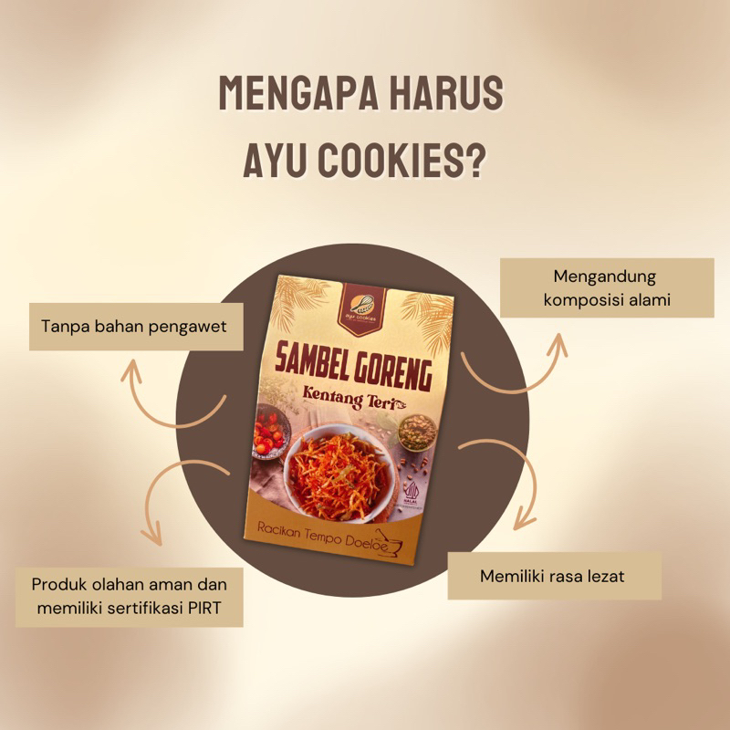 

SAMBAL GORENG KENTANG TERI by Ayu Cookies