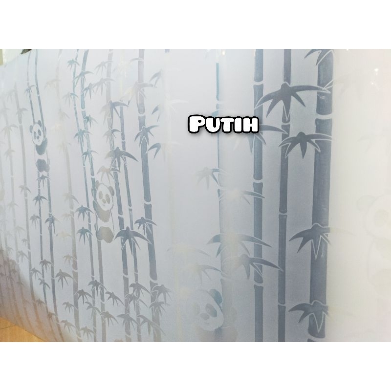 New Fiber Pagar Plastik Penutup Pagar Motif Bambu Lite