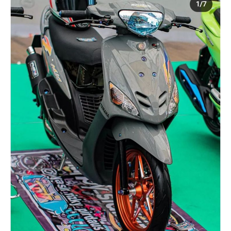 CAT NARDO GRAY CAT ABU ABU GELAP SOLID CAT MOBIL MOTOR