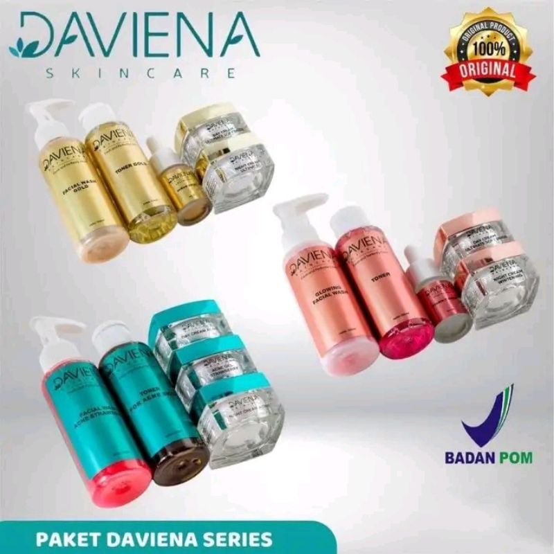 Daviena /daviena skincare/paket wajah daviena /skincare daviena