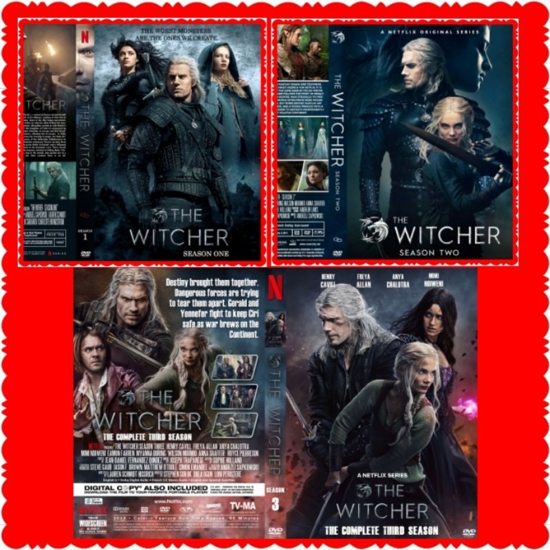 LENGKAP FULL BOX SEGEL-KASET FILM THE WITCHER LENGKAP FULL SEASON 1-3