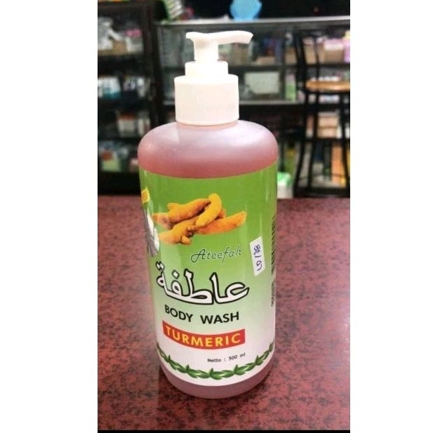 Sabun Cair Arab ateefah 500ml body wash Turmeric Pyary