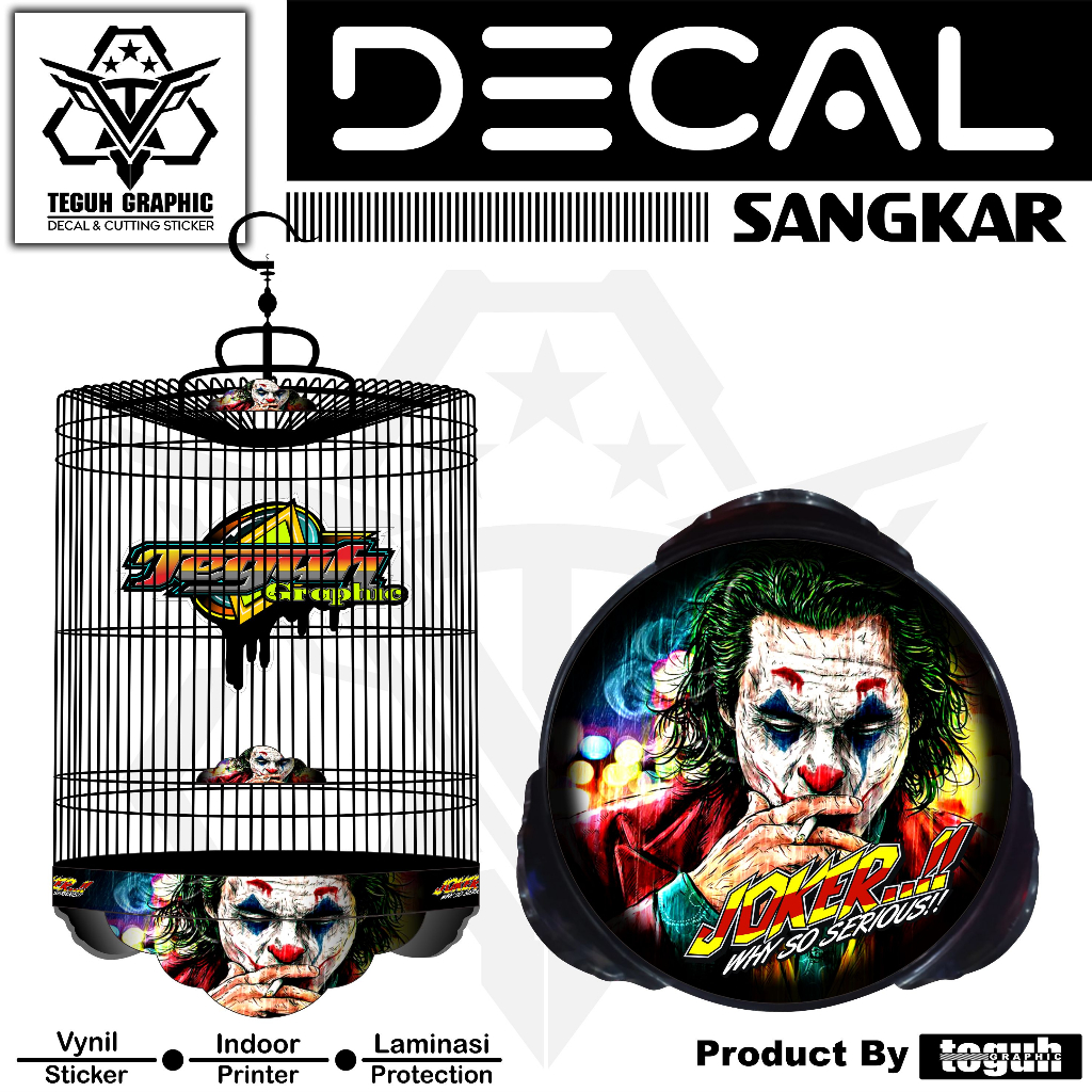 Decal Sangkar Murai Bisa Request Gambar Logo Dan Tulisan Free Design