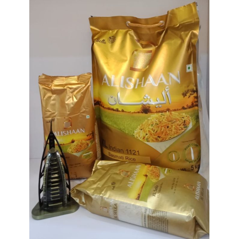 

Beras Basmathi Alishaan XL Sella Basmati Rice 5 kg