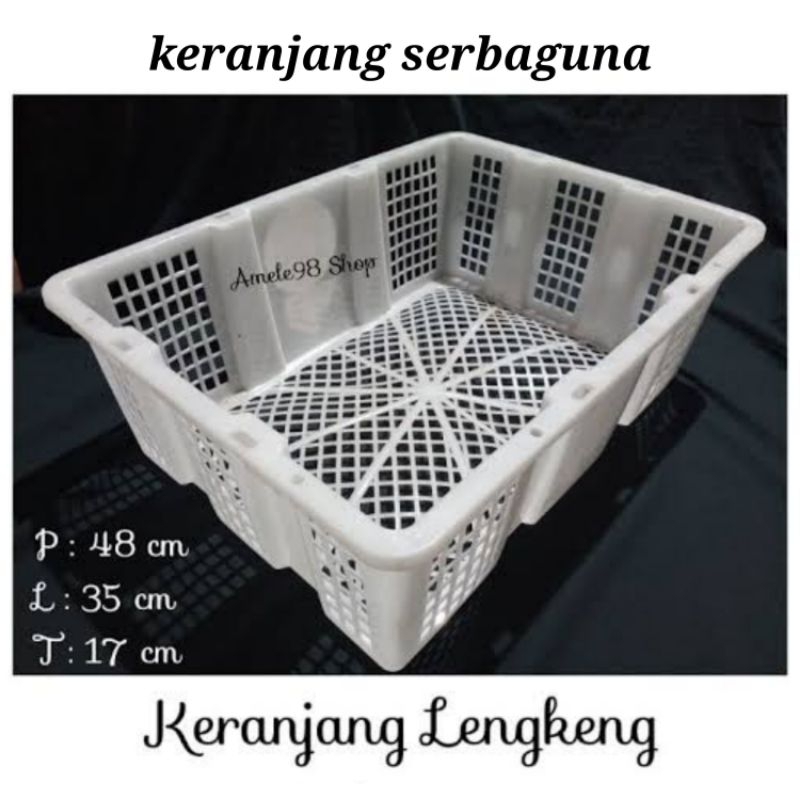 RAK SERBAGUNA / KERANJANG BEKAS BUAH / KERANJANG LENGKENG /RAK BUAH/TEMPAT BARANG /+TUTUPNYA