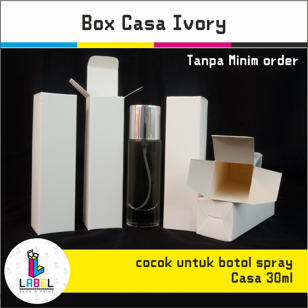 

Dus Kemasan / Box parfum Botol Casa / Catur 30ml POLOS - bahan ivory 300gr lebih hemat harga grosir