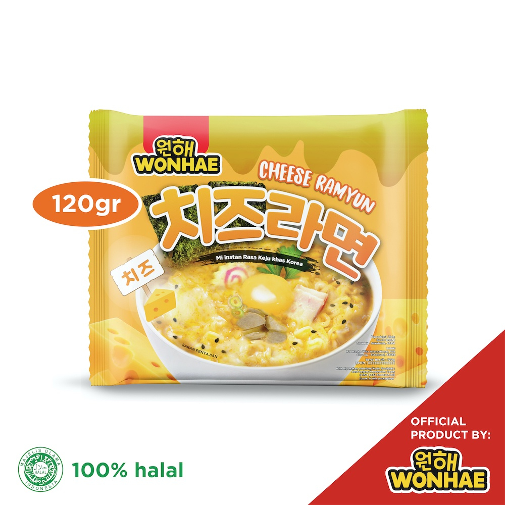 

Wonhae cheese ramyun 120gr