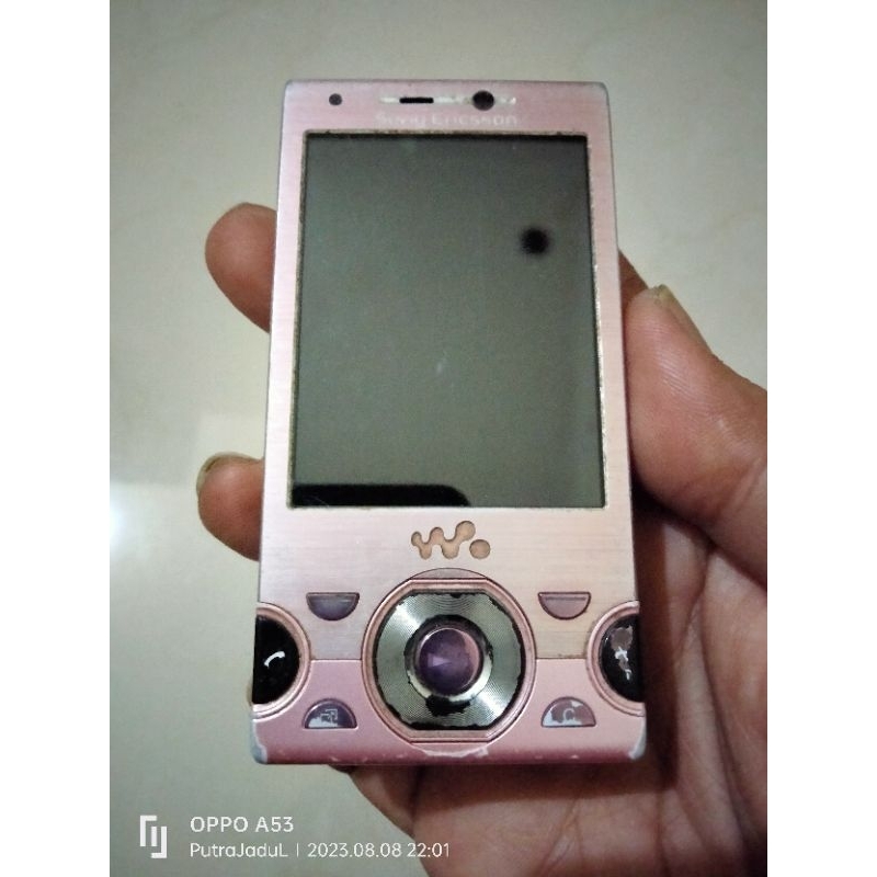 Sony Ericsson W995 i Hikaru Bahan Original Mulus Jadul Langka Unik Imut Speaker Bass Stereo Joss Kha