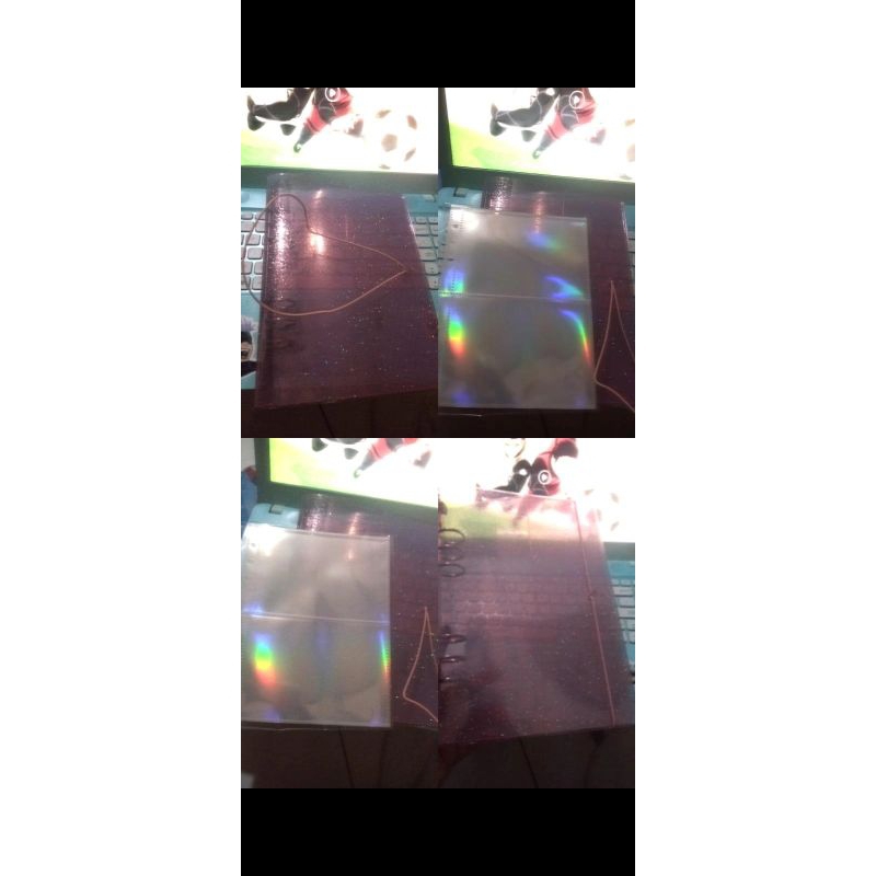 BINDER GLITTER A5 PINK