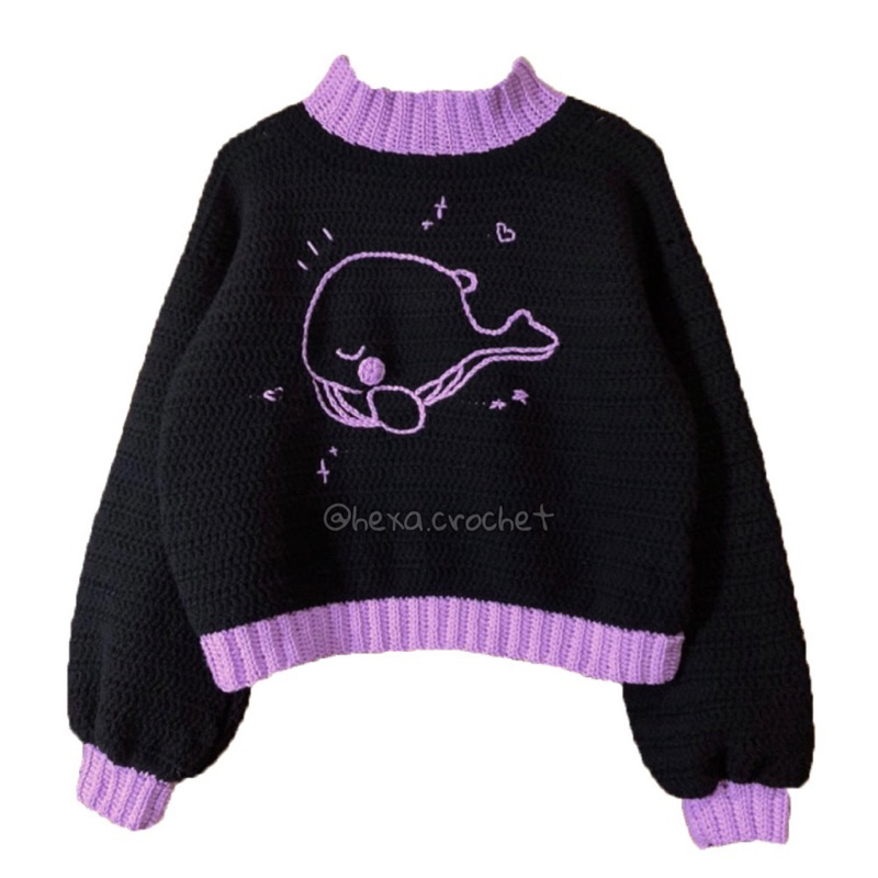 Custom Crochet Sweater / Sweater Rajut handmade