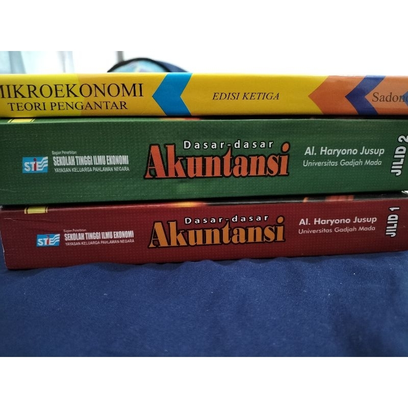 PRELOVED PAKET BUKU AKUNTANSI DASAR AL. HARYONO JUSUP JILID 1 DAN JILID 2 - BUKU MAKROEKONOMI TEORI 