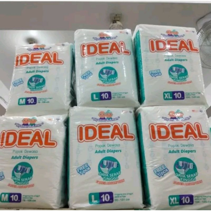 Ideal popok dewasa perekat