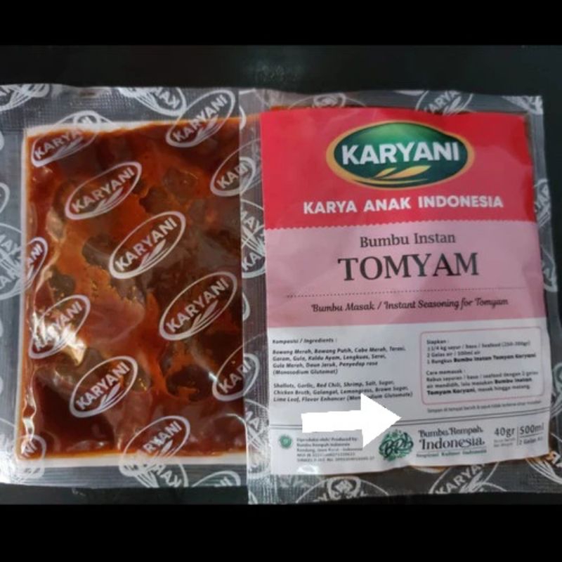 

bumbu'TOMYAM'instan