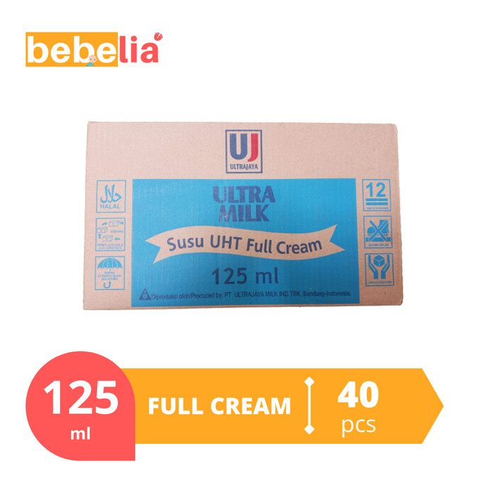 

Ultra Milk Susu UHT Full Cream 125 ml isi 40 pcs