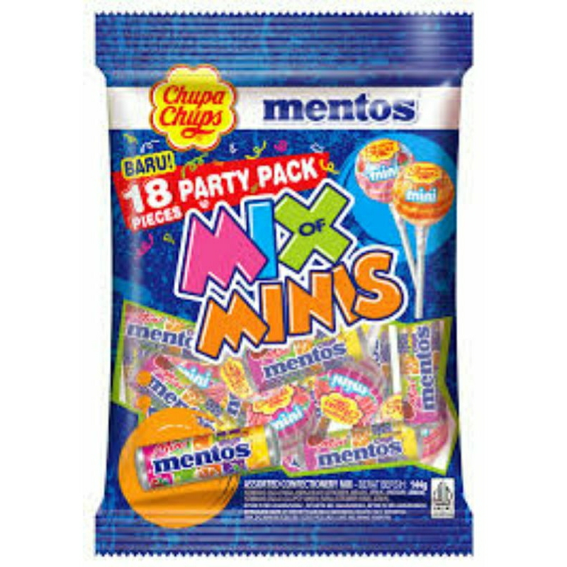 

Chupa chups mix minis 18pcs 144gr