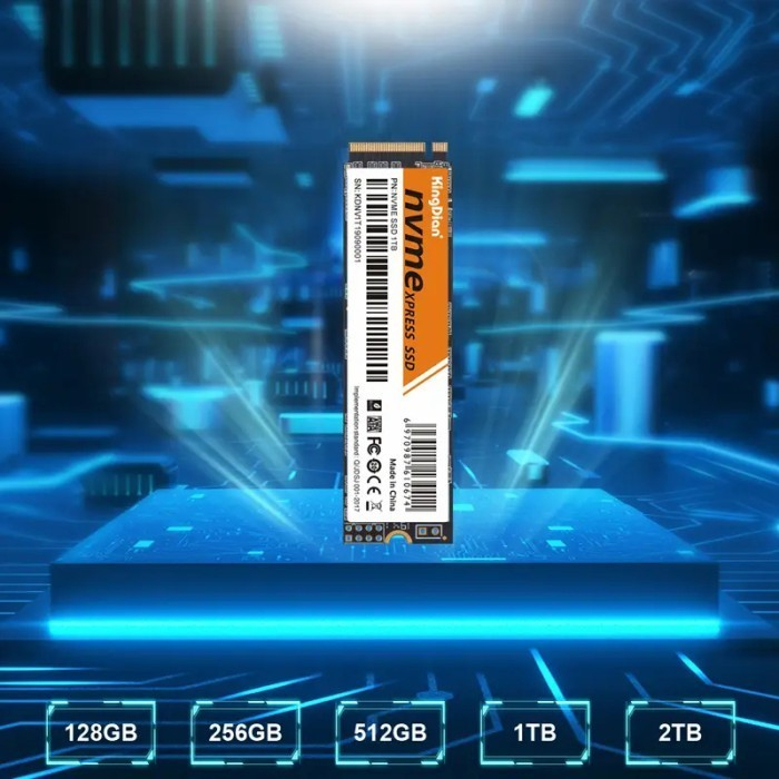 KINGDIAN NVMe 1TB PCIe Gen3 M.2 2280 NVMe SSD