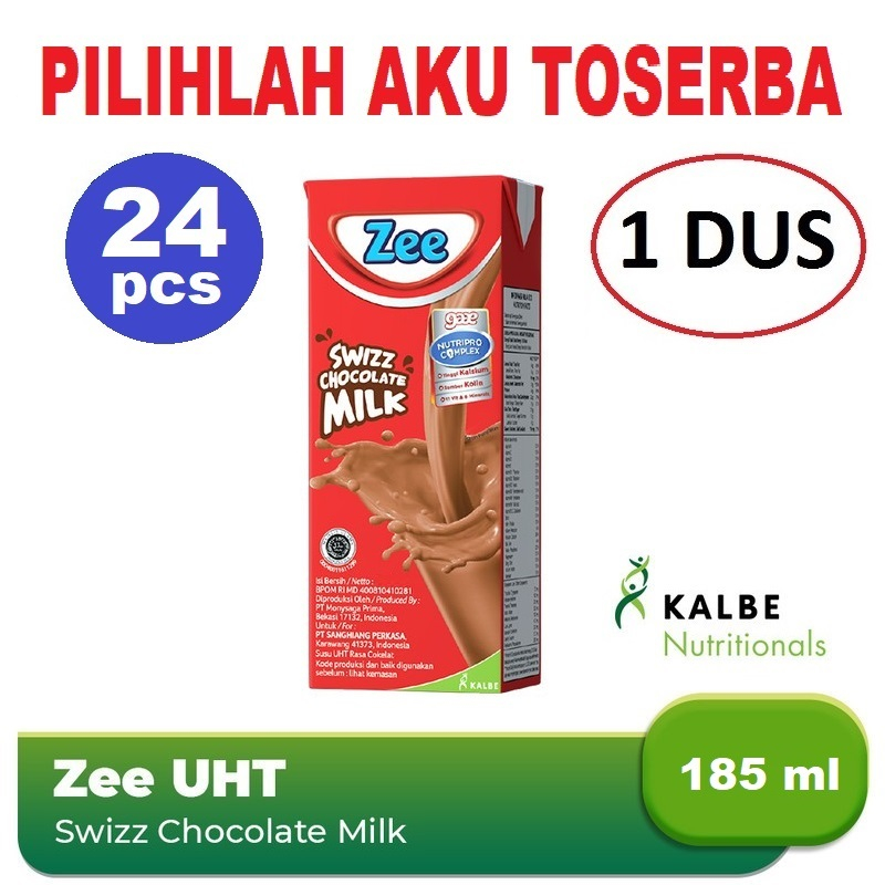 

Susu ZEE UHT SWIZZ CHOCOLATE MILK 185 ML - ( 1 DUS isi 24 )