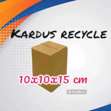 

Kardus packing 10x10x15 cm siap pakai jadi daur ulang kokoh