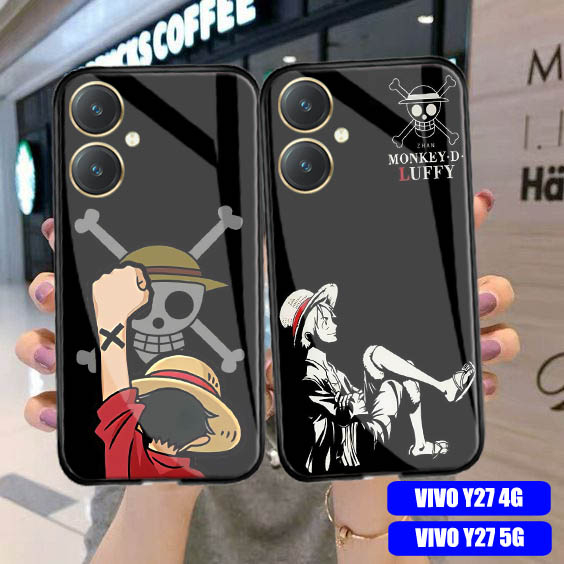 Softcase Glass Kaca VIVO Y27 4G VIVO Y27 5G [M150] Case HP VIVO Y27 4G VIVO Y27 5G - Casing VIVO Y27
