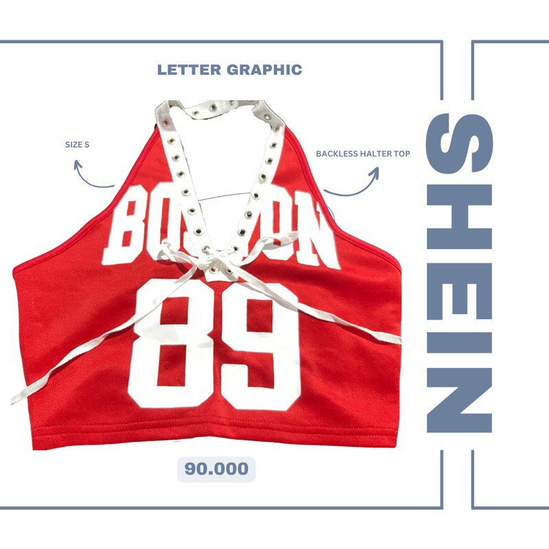 Shein Backless Halter Top