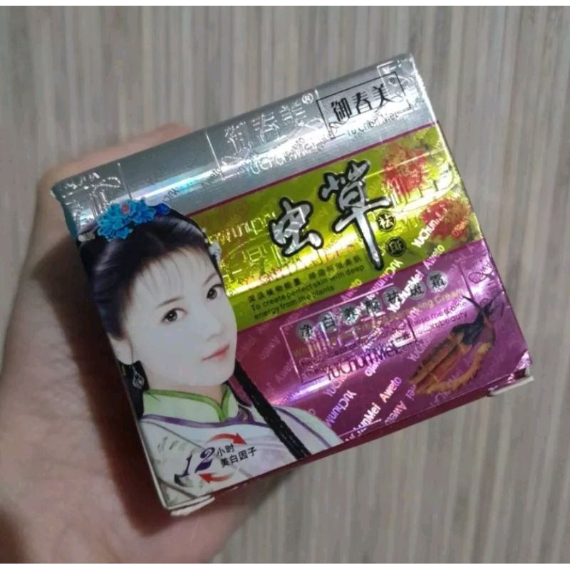 Yu chun mei 1 set cordyceps original import taiwan cream cordy / cordycep (terlaris)