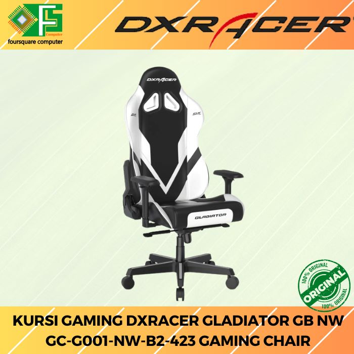 Kursi Gaming DXracer Gladiator GB NW GC-G001-NW-B2-423 Gaming Chair