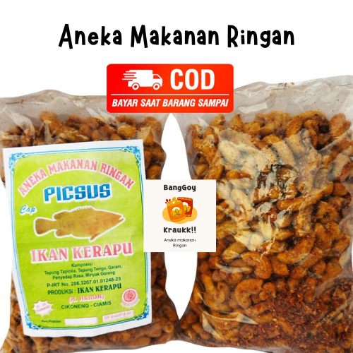 

CEMILAN SEBLAK CEKER DAUN JERUK/PIKSUS IKAN KERAPU/ SOTONG GORENG 500 GR