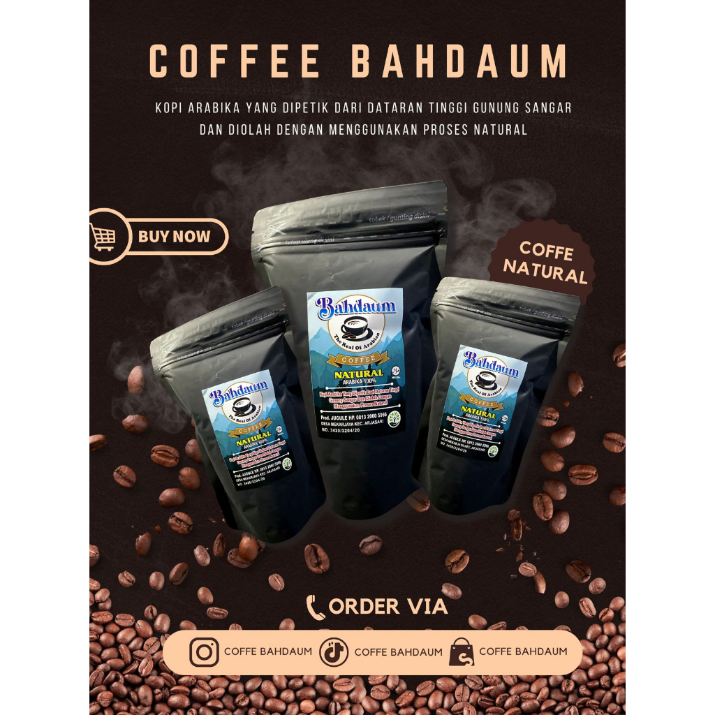 

ARABIKA Kopi Gunung Sangar Bah Daum Premium