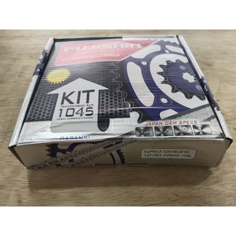 gir paket supra x 125 helm in 36T/14T 428HG-108L fujishin