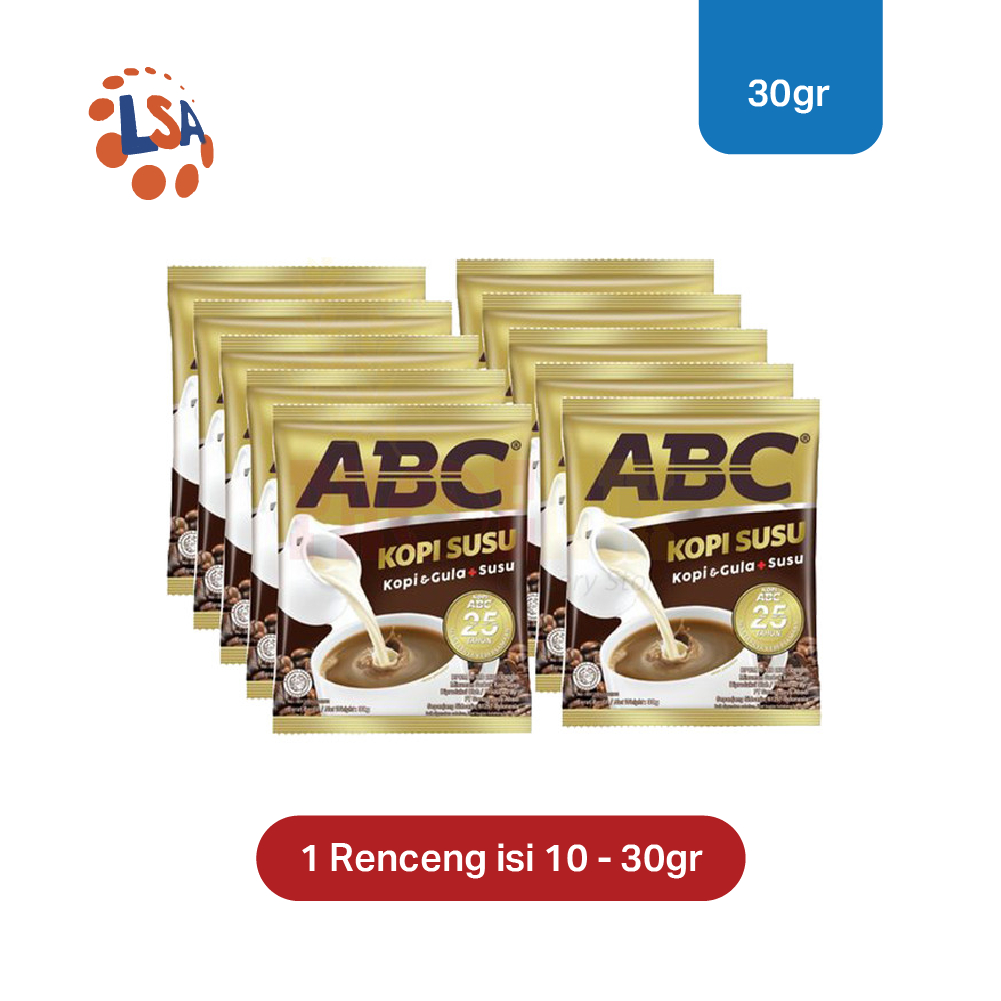 

ABC Kopi Susu Renceng isi 10 - 30gr