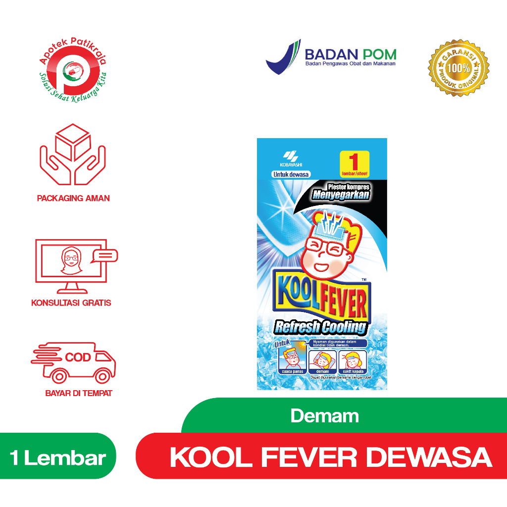 KOOL FEVER DEWASA | KOOL FEVER ADULT