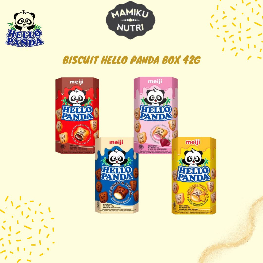 

Meiji Hello Panda Biscuit Box 42gr/45gr