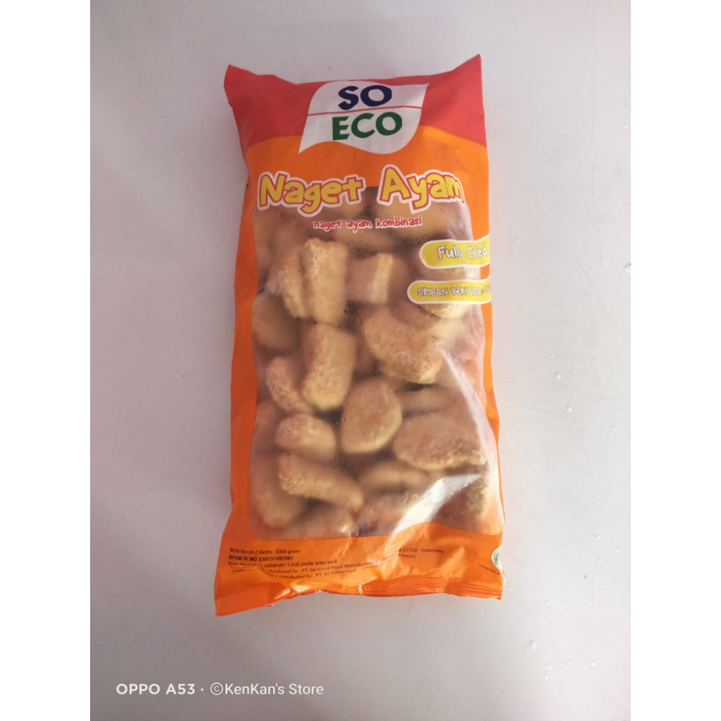 

So Eco Chicken Nugget 1kg Nugget Ayam Frozen Food Halal