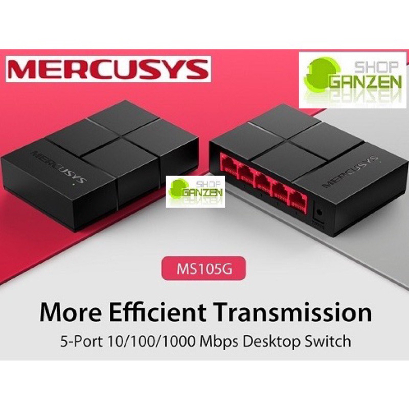Lan Hub Mercusys Desktop Switch 5-Port 10/100/1000 Mbps HUB Switch