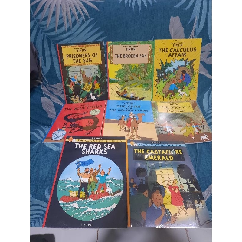 Komik Tintin Egmont English Comic Book Bahasa Inggris ORIGINAL