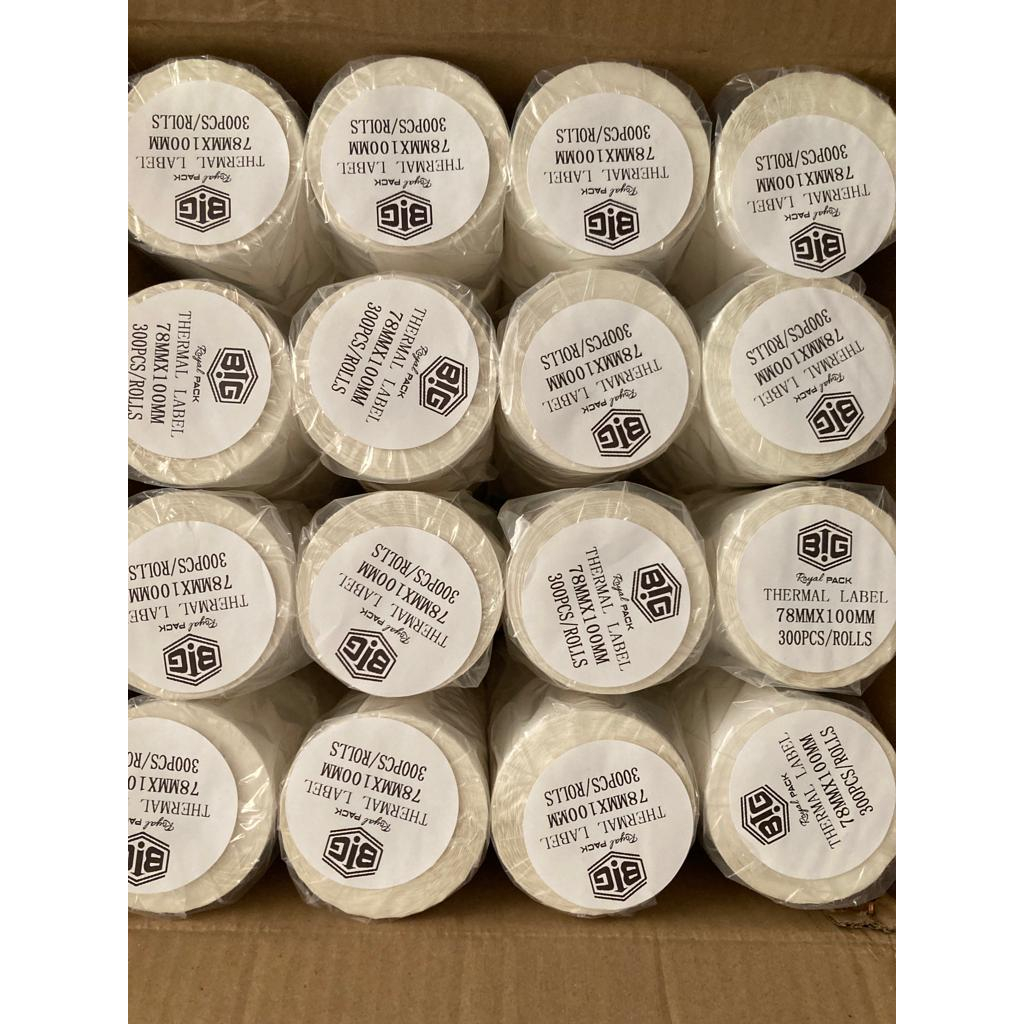 

KERTAS THERMAL LABEL 78X100MM ISI 300PCS