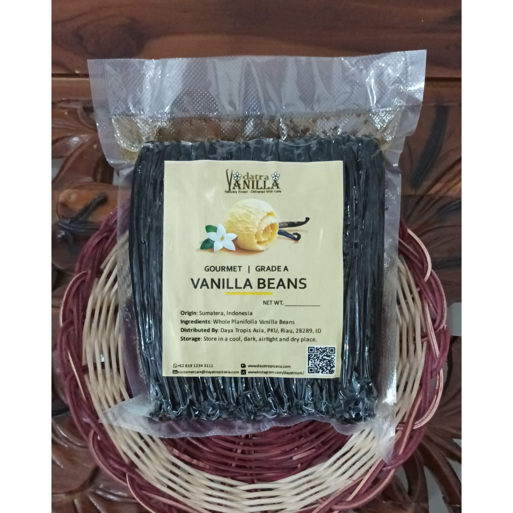 

Vanilla Beans Grade A Gourmet 250GR Terbaik dan Termurah Tanaman Buah Biji Vanilla / Vanili