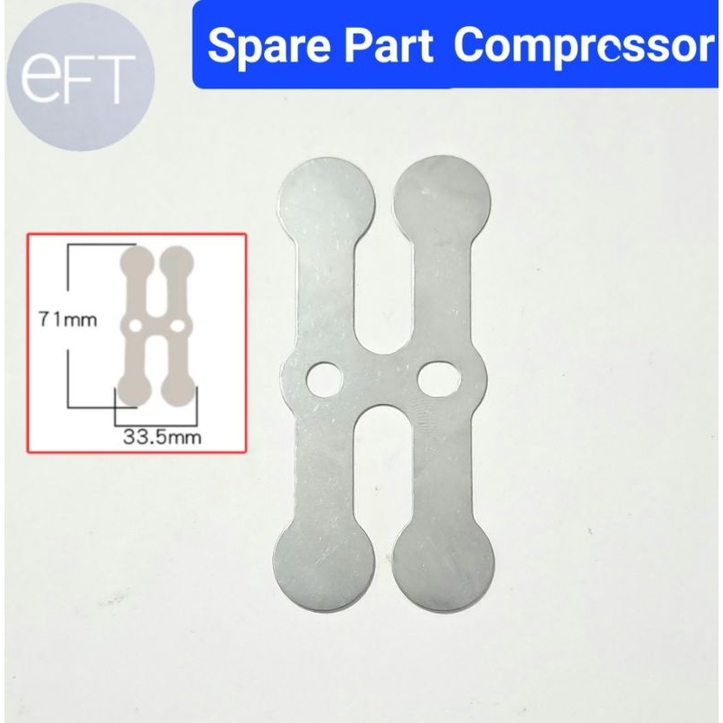 Plat Klep Kompresor Angin 7.5 HP Membran Kompresor Matrik