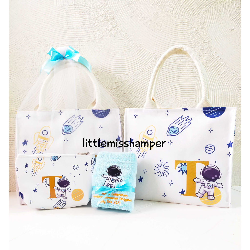 

custom diora handuk 30x70 + tile goodie bag baby hampers