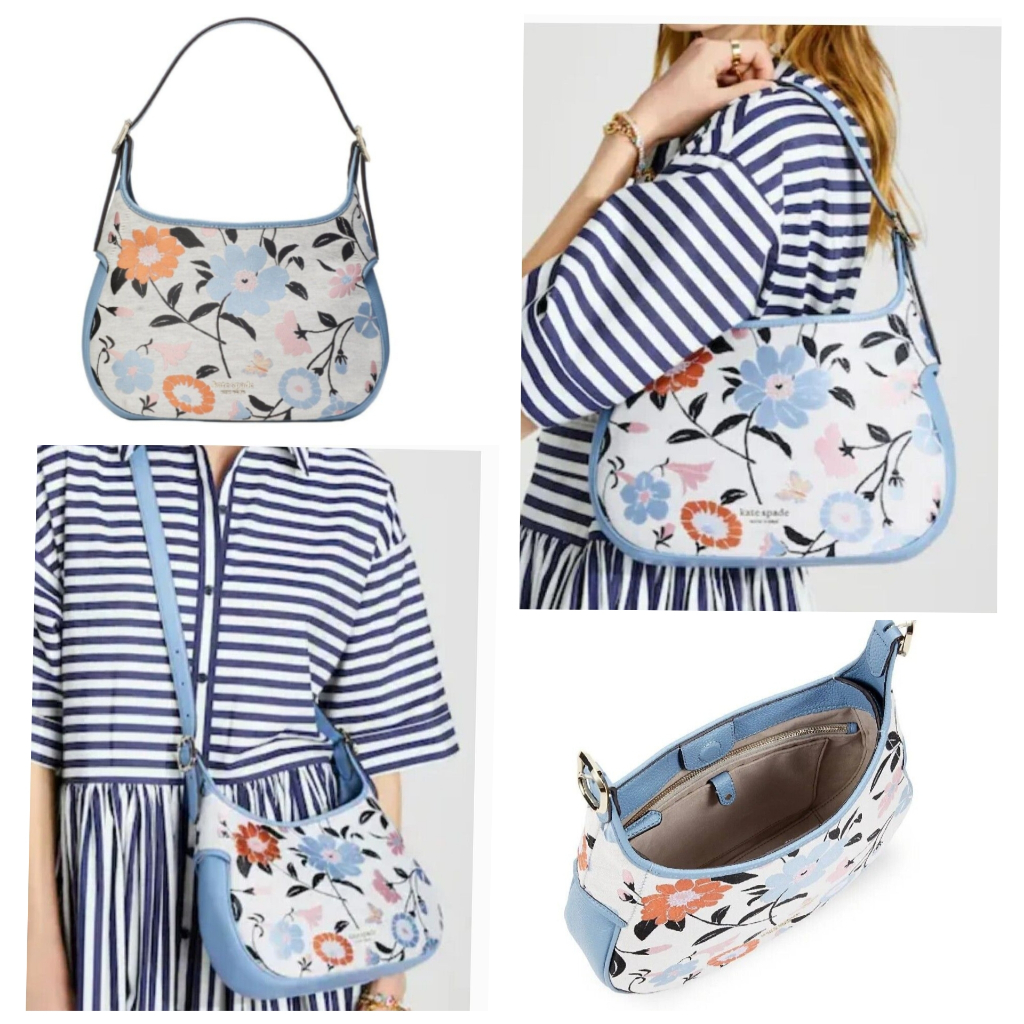 Tas KS Penny Floral Garden Jacquard Small Hobo Bag Multi sz 29x19x7cm