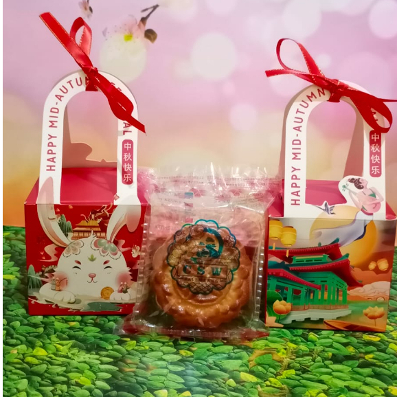 Mooncake CSW Palembang Vegetarian Duo (2Pcs/Box)