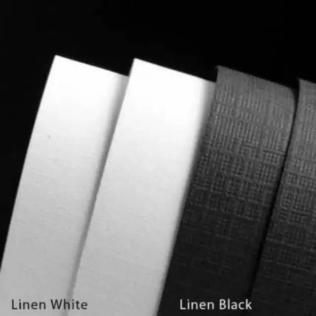 

Kertas Linen putih hitam cream A5 21 x 15 Kertas Karton A5 Linen