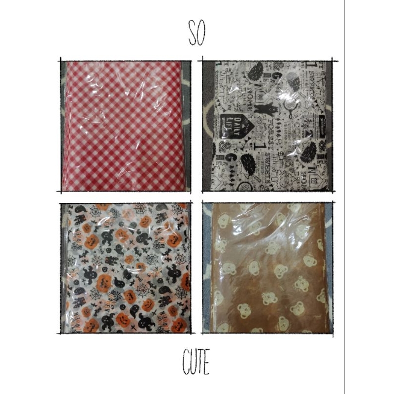 

(1 LEMBAR) KERTAS ALAS BENTO/BAKING PAPER