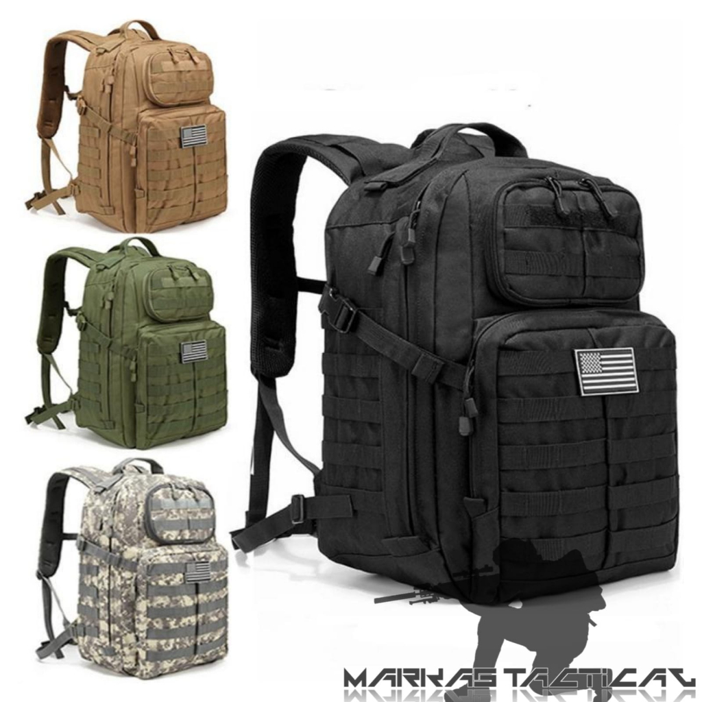 Tas ransel pria Tas ransel Tactical Army 078 Tas Tactical bagpack 50L